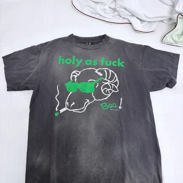 [BUNJANG] Saint Michael Short Sleeve T-Shirt / 세인트미카엘 반팔