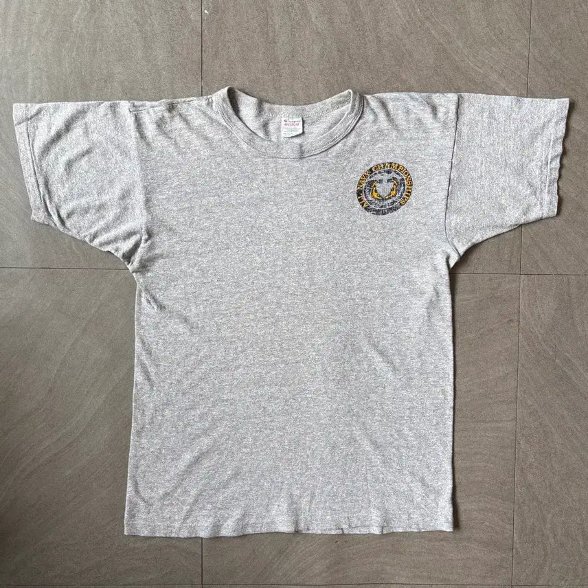 [BUNJANG] 1980s Champion Gray T-Shirt / 80년대 미국 생산 챔피온 그레이 반팔 티셔츠