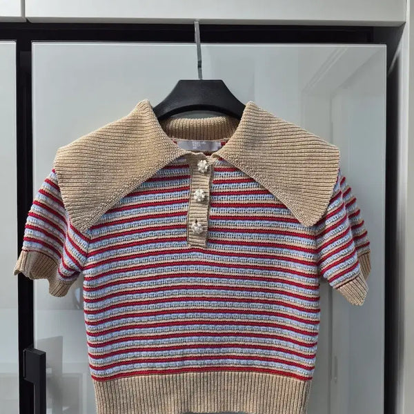 [BUNJANG] 8seconds Striped Knit Sweater / 에잇세컨즈 니트
