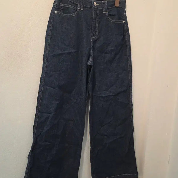 [BUNJANG] Wide Leg Denim Jeans / 청바지 와이드 데님 팬츠 가50