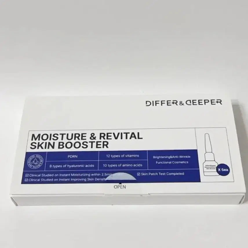 [BUNJANG] Deeper & Keeper PDRN Moisture Revital Skin Booster 5-Pack / [새상품] 디퍼앤디퍼 PDRN 모이스처 리바이탈 스킨 부스터 5개입
