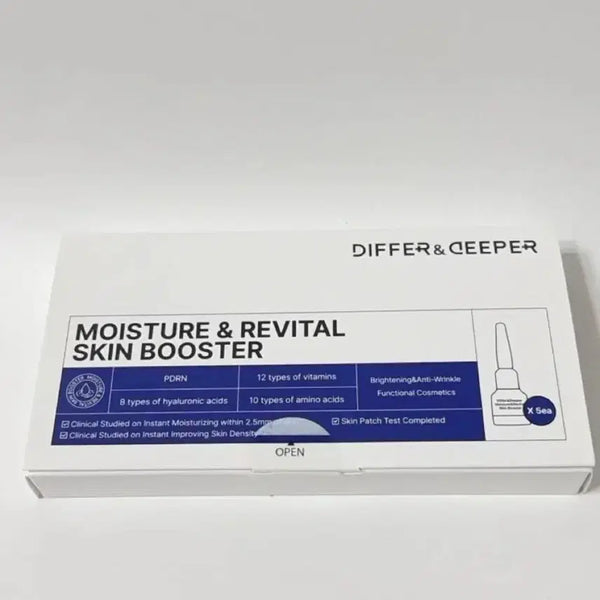 [BUNJANG] Deeper & Keeper PDRN Moisture Revital Skin Booster 5-Pack / [새상품] 디퍼앤디퍼 PDRN 모이스처 리바이탈 스킨 부스터 5개입
