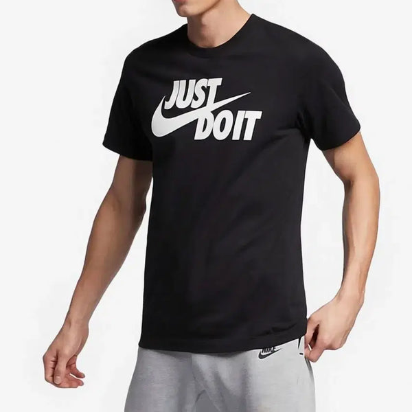 [BUNJANG] Nike NSW Just Do It Swoosh T-Shirt Black White L / 나이키 NSW 저스트두잇 스우시 반팔티 L