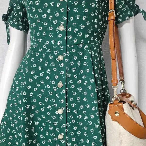[BUNJANG] Roem Green Dress / 초록 Roem 상태굿 자크 안감 원피스 85-95-160