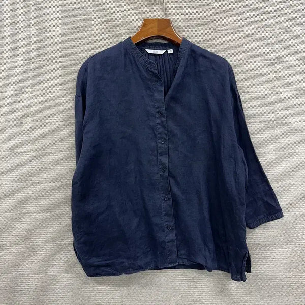 [BUNJANG] Uniqlo Linen Shirt M / 유니클로 린넨 셔츠 M D07546