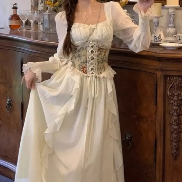 [BUNJANG] Gaehwagi Gyeongseong Style Dress - Graduation Photo Concept / [최저가]개화기 경성의복 드레스 졸업사진 컨셉!