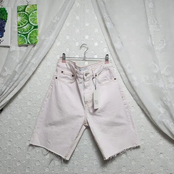 [BUNJANG] Zara Light Pink Shorts Women's Size 30 Unused / 자라 연핑크 반바지 여성30미사용