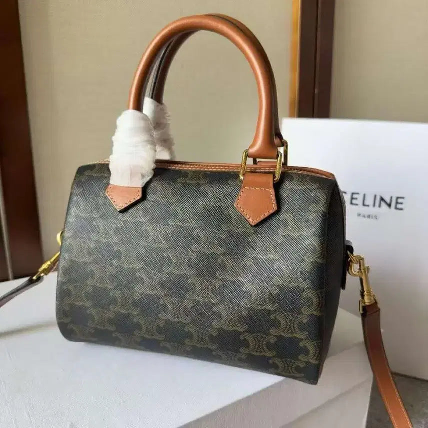 [BUNJANG] Celine Triomphe Boston Bag Small / 셀린느 트리옹프 보스턴 백 스몰