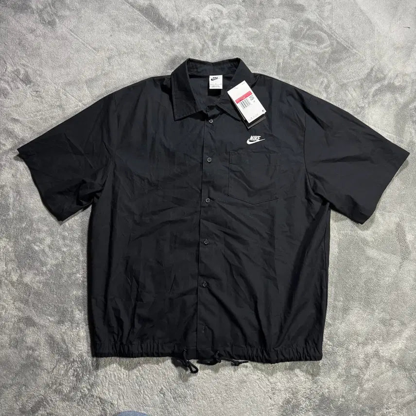 [BUNJANG] Nike Cotton Oversized Short Sleeve Shirt - Size L / [L] 나이키 코튼 오버핏 반팔 셔츠