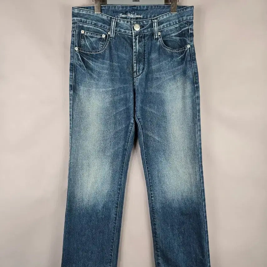 [BUNJANG] Beanpole Men's Washed Denim Pants (33-inch Waist) / [무료배송]빈폴 84(33인치) 남성 워싱 데님 팬츠 청바지