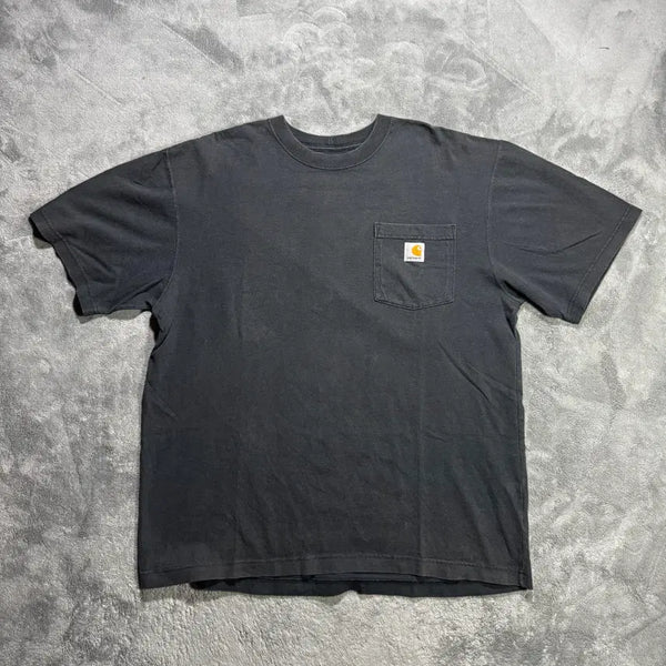 [BUNJANG] Carhartt Black Pocket T-Shirt / [M] 칼하트 블랙 포켓 반팔