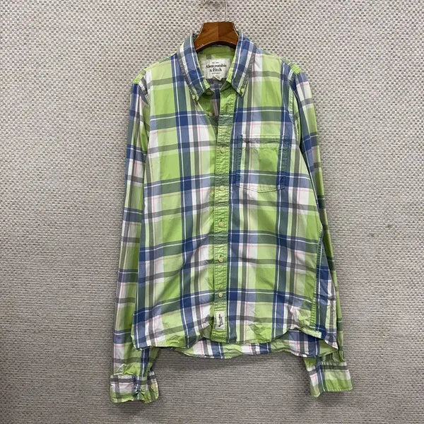 [BUNJANG] Abercrombie & Fitch Plaid Shirt XL / 아베크롬비 체크 셔츠 XL D07514