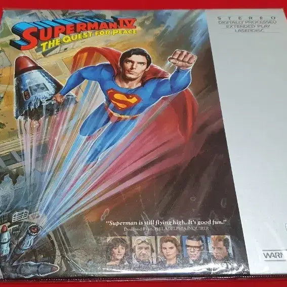 [BUNJANG] Superman IV: The Quest for Peace LaserDisc / LD ; 슈퍼맨 #4: 최후의 결전 레이저디스크