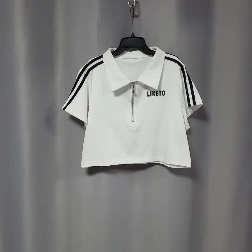 [BUNJANG] Collar Zip-Up Top / 카라 반 집업