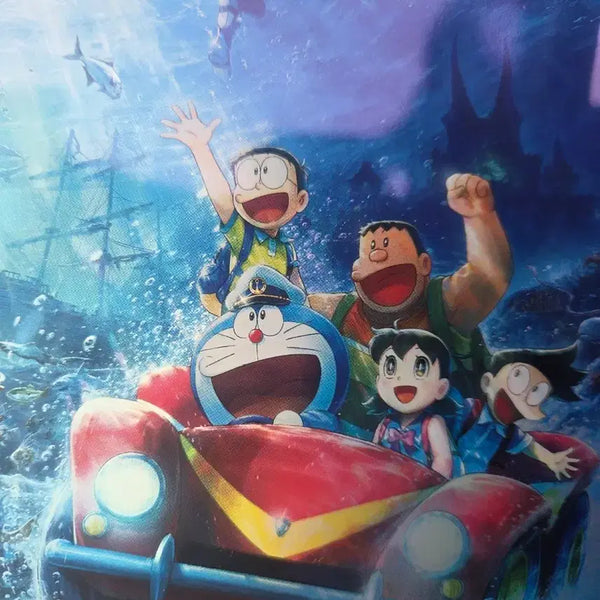 [BUNJANG] Doraemon The New Record of Nobita's Deep Sea Adventures Art Card / 도라에몽 극장판 신 진구의 해저비밀성 아트카드