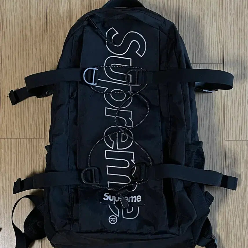 [BUNJANG] Supreme 18FW Backpack Black / 슈프림 18fw 백팩 블랙