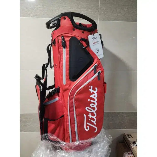 [BUNJANG] Titleist 14-Way Lightweight Stand Golf Bag - Red / 타이틀리스트 골프백 14구 경량 스탠드백 골프백 레드 골프가방 남녀공용