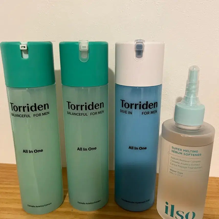 [BUNJANG] Torriden Men All-in-One 3-Piece Set / 토리든 올인원 3종 / 일소 슈퍼 멜팅 세범 소프트너