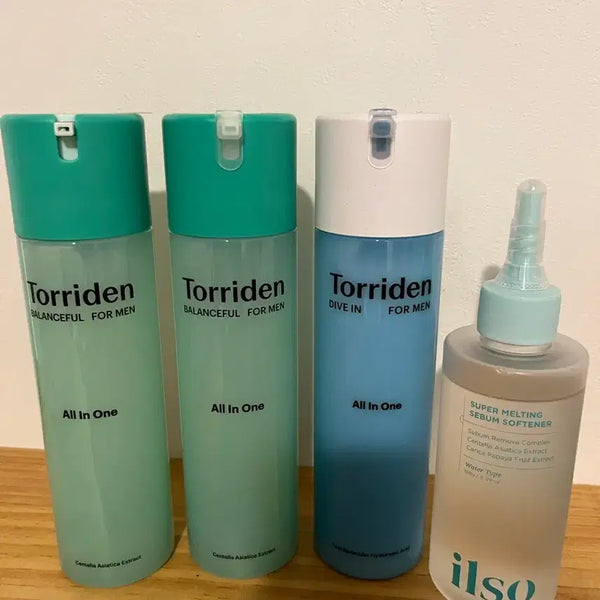 [BUNJANG] Torriden Men All-in-One 3-Piece Set / 토리든 올인원 3종 / 일소 슈퍼 멜팅 세범 소프트너