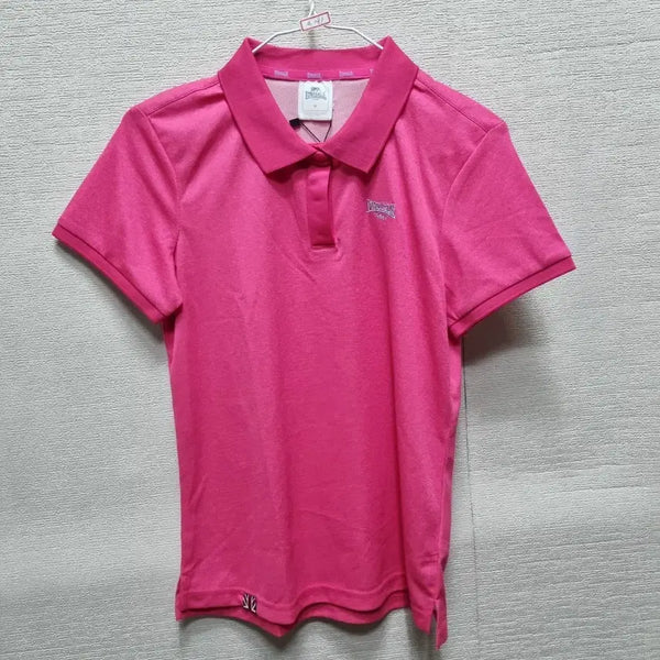 [BUNJANG] Pink Short Sleeve Polo T-Shirt / 자089 반팔 카라티셔츠