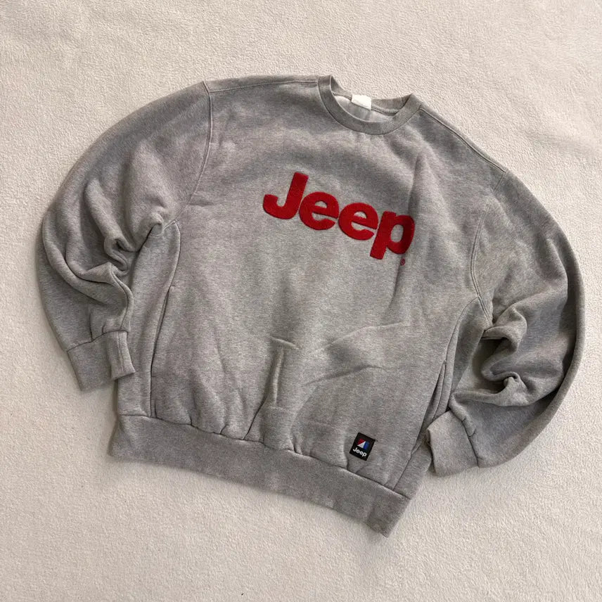 [BUNJANG] Jeep Big Logo Sweatshirt / L 지프 빅로고 맨투맨 0703T2