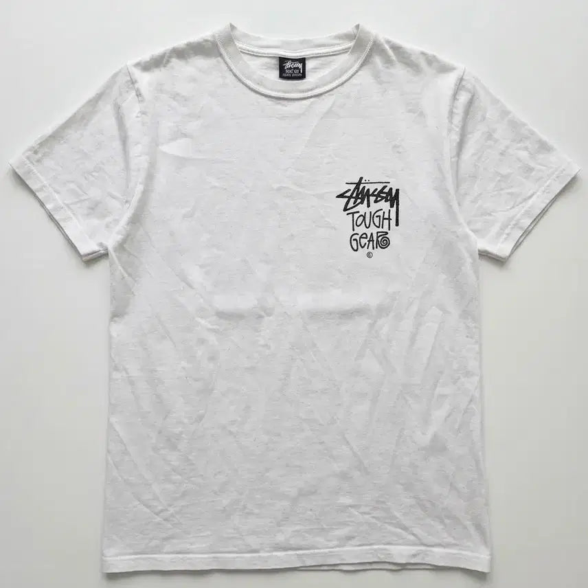 [BUNJANG] Stussy Short Sleeve T-Shirt White Size S / 스투시 반팔티 화이트 S사이즈