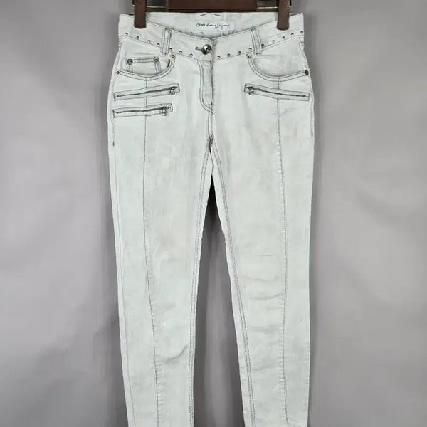 [BUNJANG] Objet (Hansem) Women's Stretch Slim Denim Pants / [무료배송]한섬 오브제 55 여성 스판 얇은 데님 스키니 팬츠 청바지