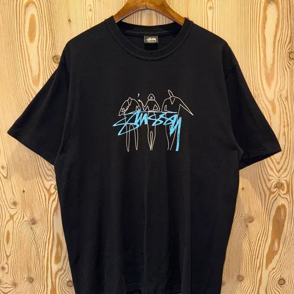 [BUNJANG] Stussy 3 People Short Sleeve T-Shirt / 스투시 3 피플 반팔 티셔츠