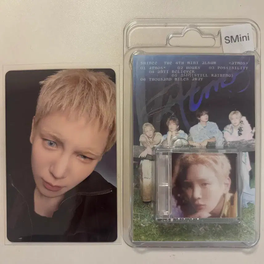 [BUNJANG] SHINee Atmos Lucky Draw Invert Score Photocard (Key) / 샤이니 애트모스 슴미니 미개봉 + 인버트서콘 트레카 (키 기범)