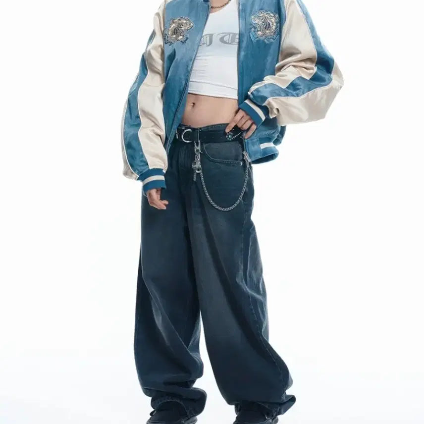 [BUNJANG] Easy Know Easy Sukajan Jacket / 이지노이지 스카쟌