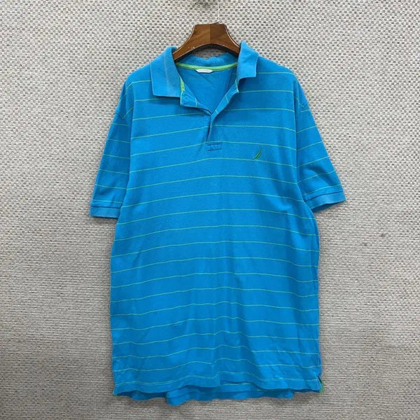 [BUNJANG] Nautica Short-Sleeve Polo Shirt L / 노티카 반팔카라티 L D07483