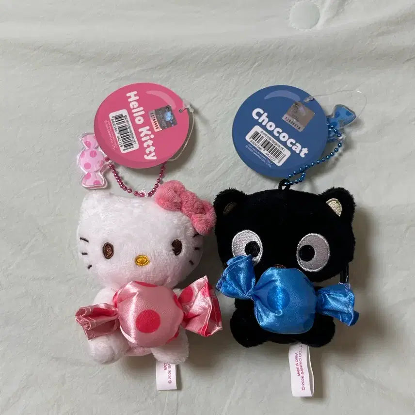 [BUNJANG] Sanrio Candy Charm Keychain (Hello Kitty / Choccat) / 산리오 캔디 인형 키링 (헬로키티/ 초코캣)