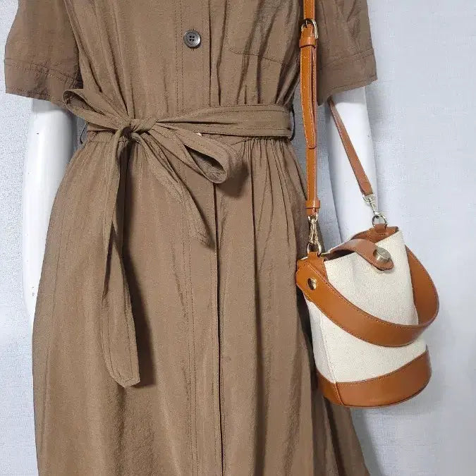 [BUNJANG] All & Sundry Dress with Pocket and Waistband / all &sundry 택 컷팅.주머니 허리 밴드 원피스