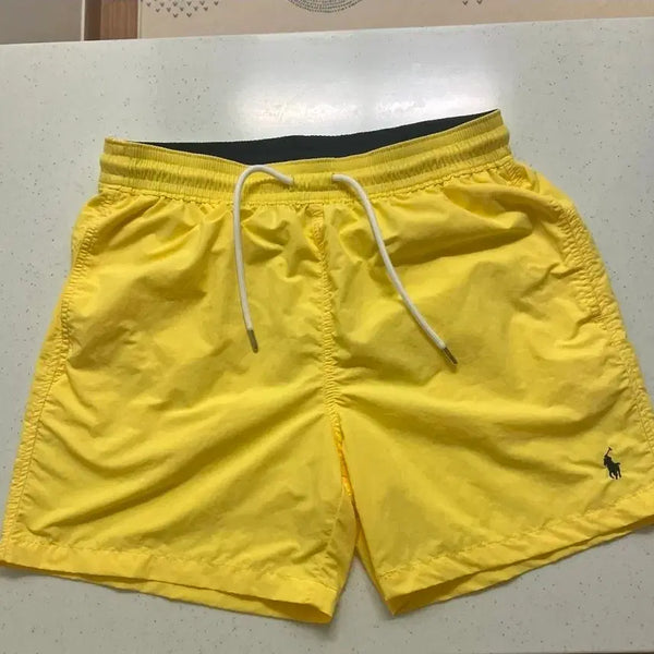 [BUNJANG] Polo Ralph Lauren Yellow Swim Shorts - Size M / 폴로 옐로우 스윔 쇼츠 팬츠 M