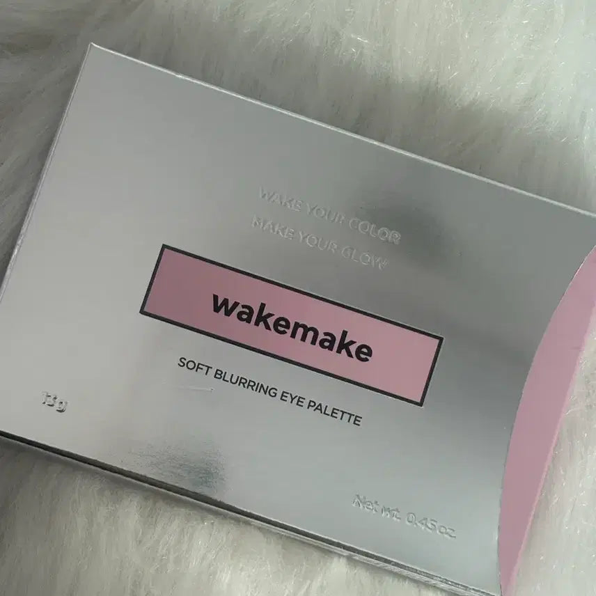 [BUNJANG] WAKEMAKE Soft Blurring Eye Palette Lazy Pink Blurring (Sealed) / [미개봉]웨이크메이크 소프트 블러링 아이 팔레트 레이지 핑크 블러링