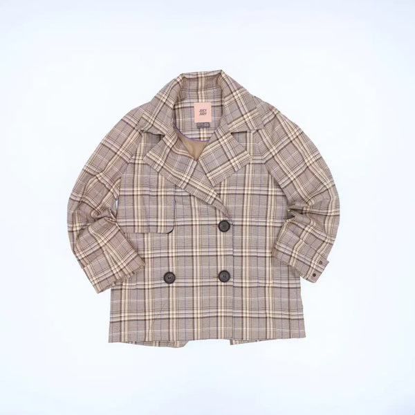 [BUNJANG] Juicy Judy Women's Check Jacket / 80 쥬시쥬디 여성 체크 자켓 0703H2