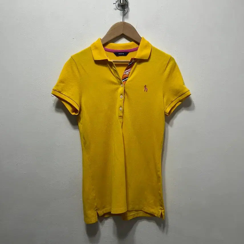 [BUNJANG] HAZZYS Polo Short Sleeve T-Shirt Yellow S / 해지스 폴로 반팔 티셔츠 옐로우 S