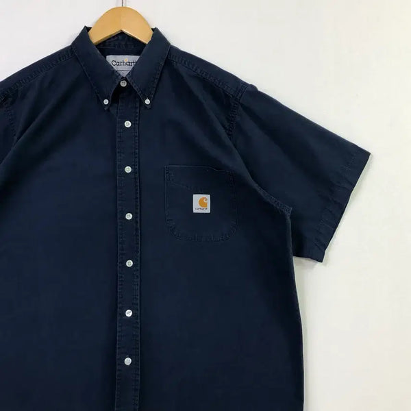 [BUNJANG] Carhartt Navy Work Shirt / 105 칼하트 네이비 워크 셔츠