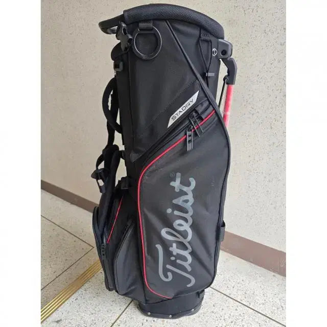 [BUNJANG] Titleist Players StaDry S5 Waterproof Stand Golf Bag (Unisex, Black) / 타이틀리스트 스탠드백 골프백 남녀공용 방수 블랙 플레이어스 S5 스...