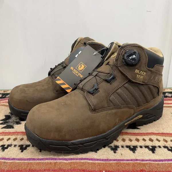 [BUNJANG] Black Yak Cowhide 5-Inch Work Boots Size 290 / 블랙야크 소가죽 5인치 작업화 290 X01902