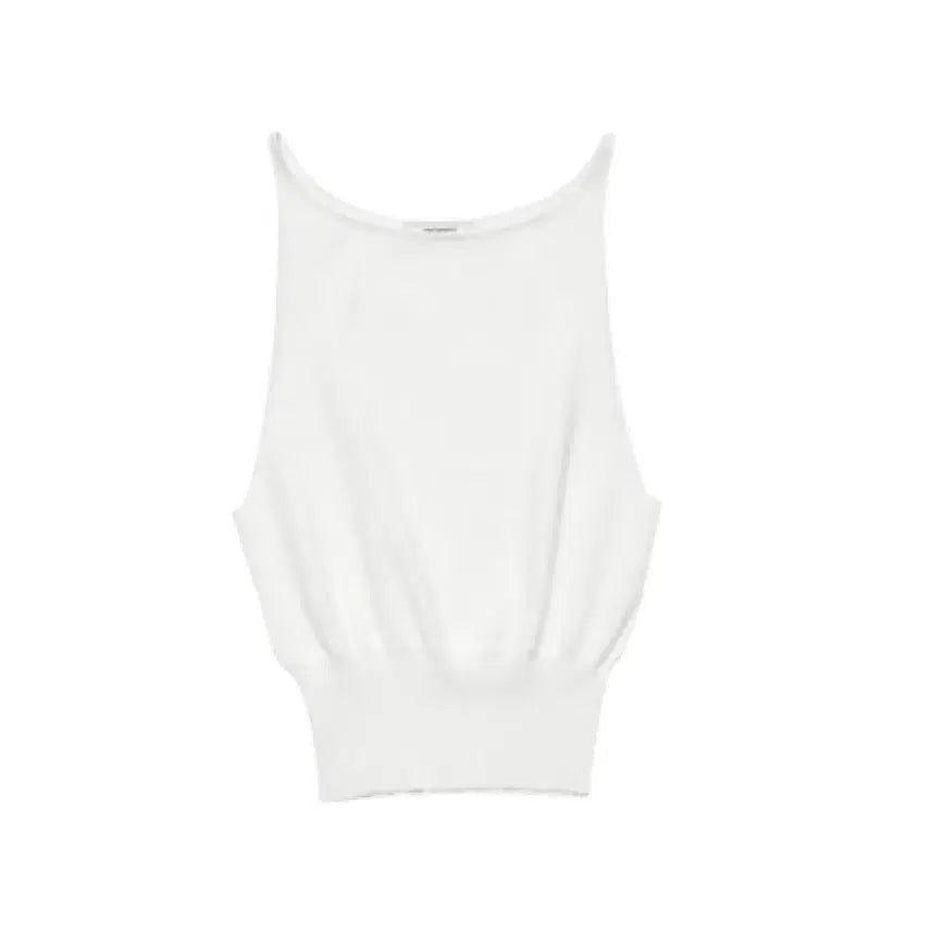 [BUNJANG] AMOMENTO Rayon Sleeveless Knit Ivory / 아모멘토 슬리브리스 니트