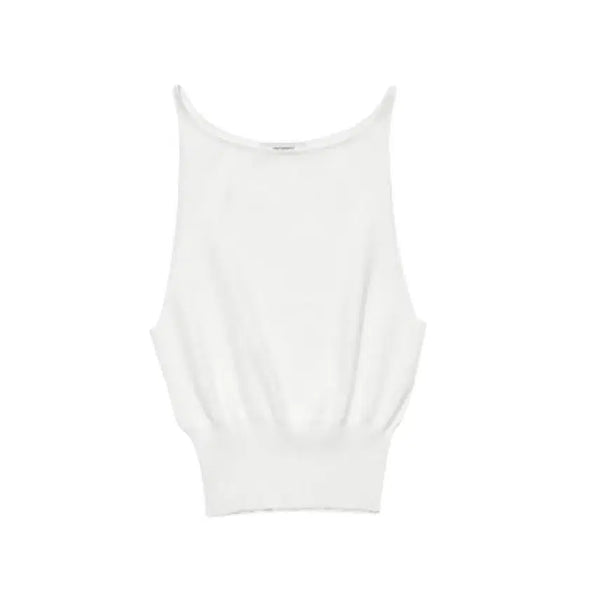[BUNJANG] AMOMENTO Rayon Sleeveless Knit Ivory / 아모멘토 슬리브리스 니트