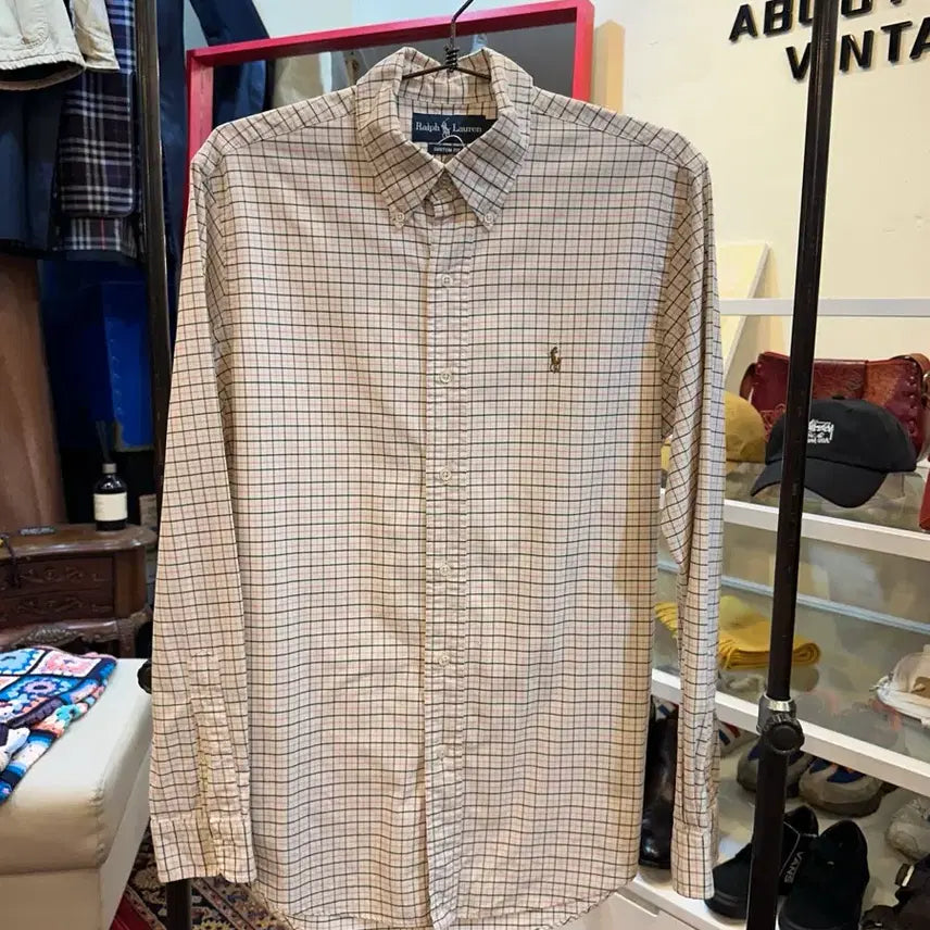 [BUNJANG] Polo Ralph Lauren Custom Fit Check Shirt M / 폴로 랄프로렌 커스텀핏 체크 셔츠 M