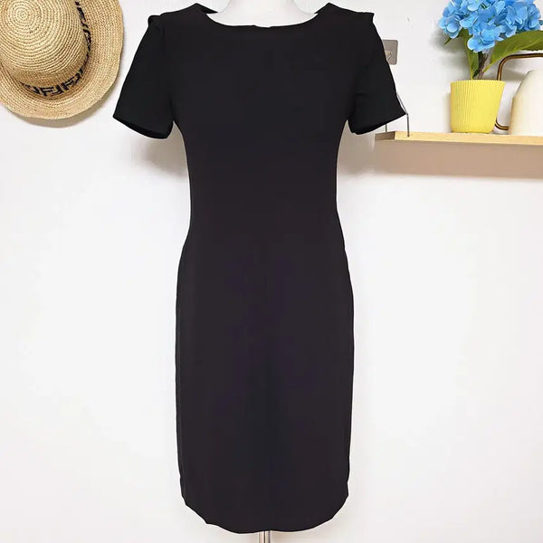 [BUNJANG] Mustbe Basic Short Sleeve Mini Dress Black / 머스트비 반팔 베이직원피스 55 블랙