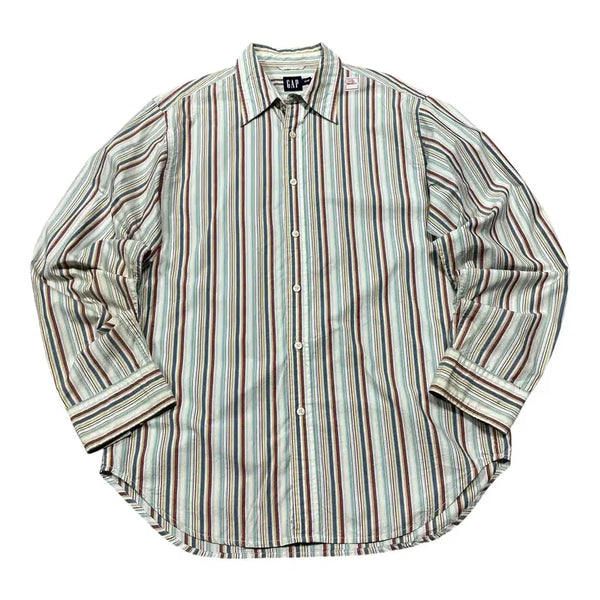 [BUNJANG] GAP Multi Stripe Shirt M / (바배) GAP 갭 멀티 스트라이프 셔츠