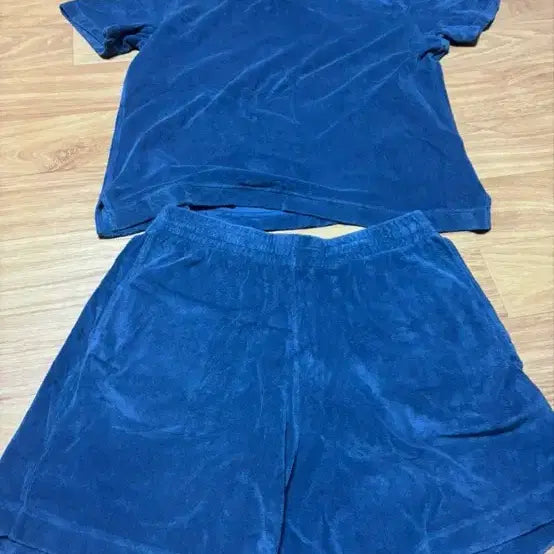 [BUNJANG] COS Navy Toweling T-shirt & Shorts Set / COS 네이비 타월링 반팔(105~110)&반바지(34)셋업 17만9천원