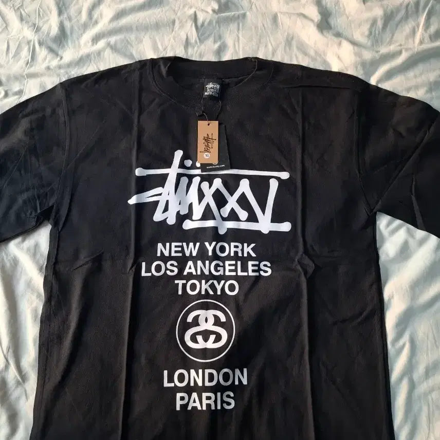 [BUNJANG] Stussy World Tour T-Shirt XL / 스투시 월드투어 반팔 XL