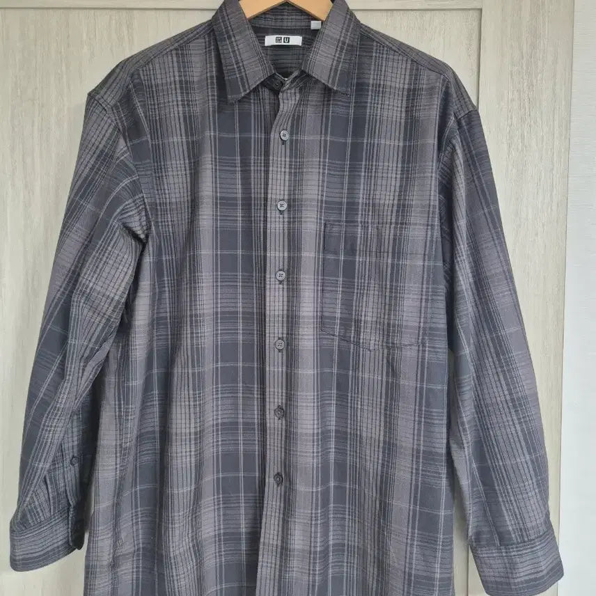 [BUNJANG] Uniqlo U Flannel Oversized Check Shirt L / 유니클로U 플란넬 오버사이즈 체크 셔츠 L사이즈