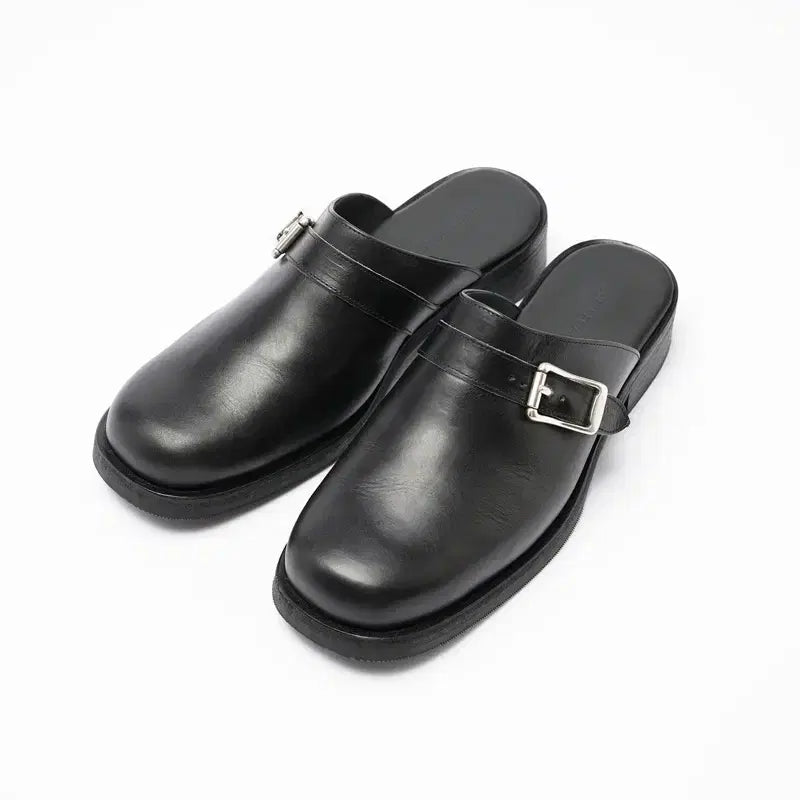 [BUNJANG] Our Legacy Camion Mule Black Leather Shoes Size 42 / 아워레가시 카미온 뮬 블랙 레더 42사이즈