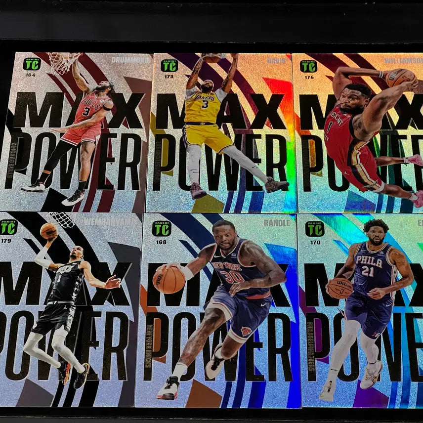 [BUNJANG] Panini NBA Max Power Card Set - 6 Types Including Wembanyama / PANINI NBA MAX POWER카드 '웸비'포함 6종